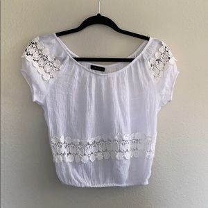Mine White Blouse Size Small